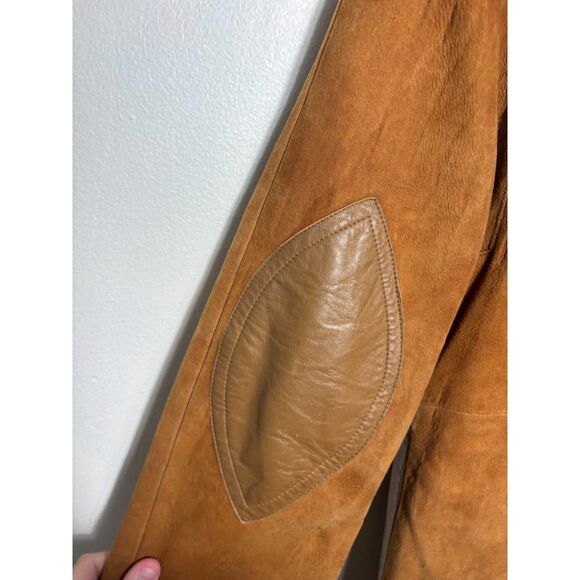 Sills Bonnie Cashin Leather Suede Trench Coat VTG Jacket Brass Twist Lock sz S - Picture 6 of 10